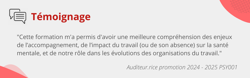 Témoignage PSY001 2024-2025